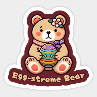 Bear Easter festival Sticker